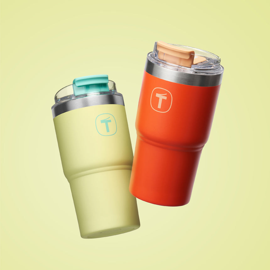 빅티 텀블러 주황 630ml (추가증정) 스트로우 브러쉬