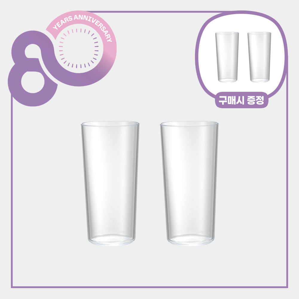 [같은 상품 증정] 크리스탈 컵 세트  2P