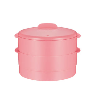 멀티 찜기 2단 연분홍