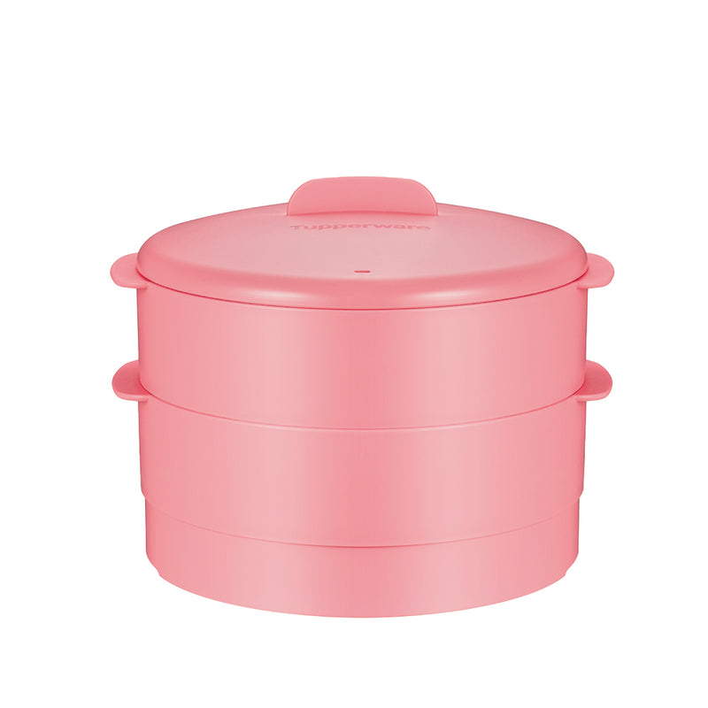 멀티 찜기 2단 연분홍