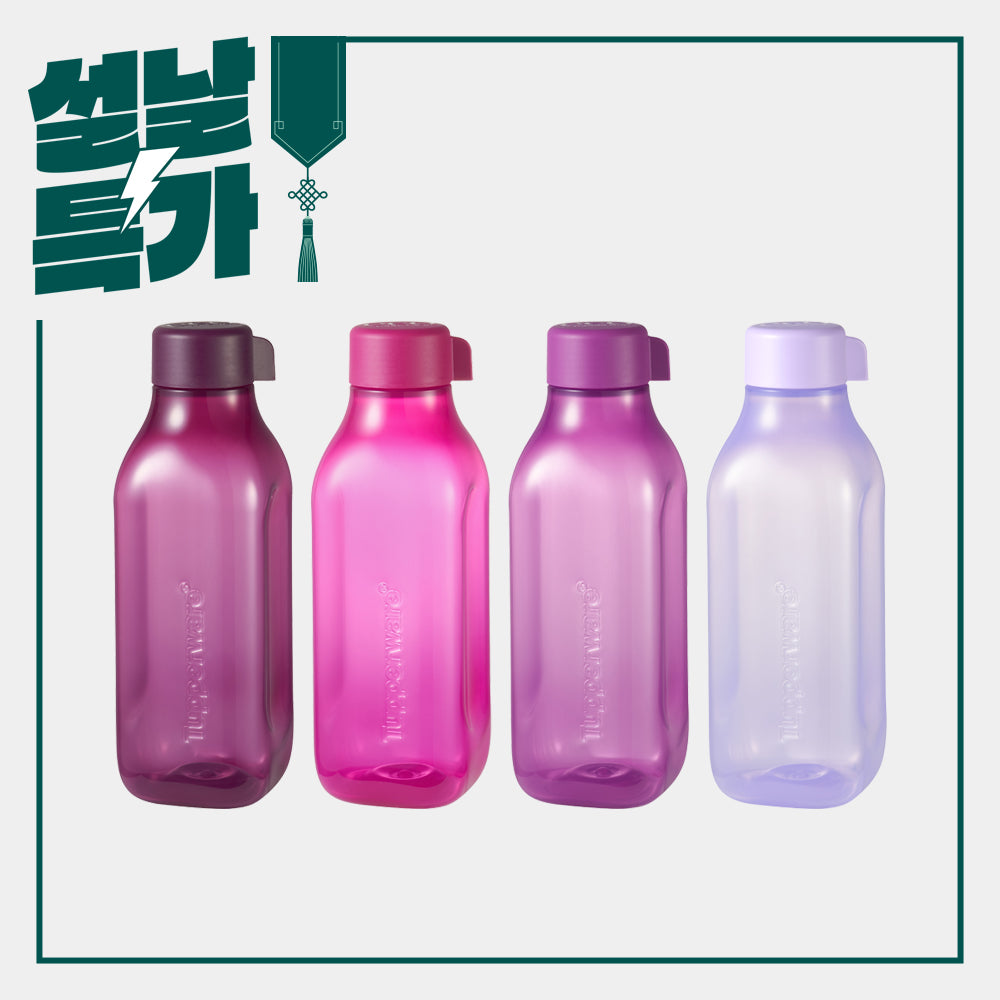 에코 물통 사각 1L (4개)