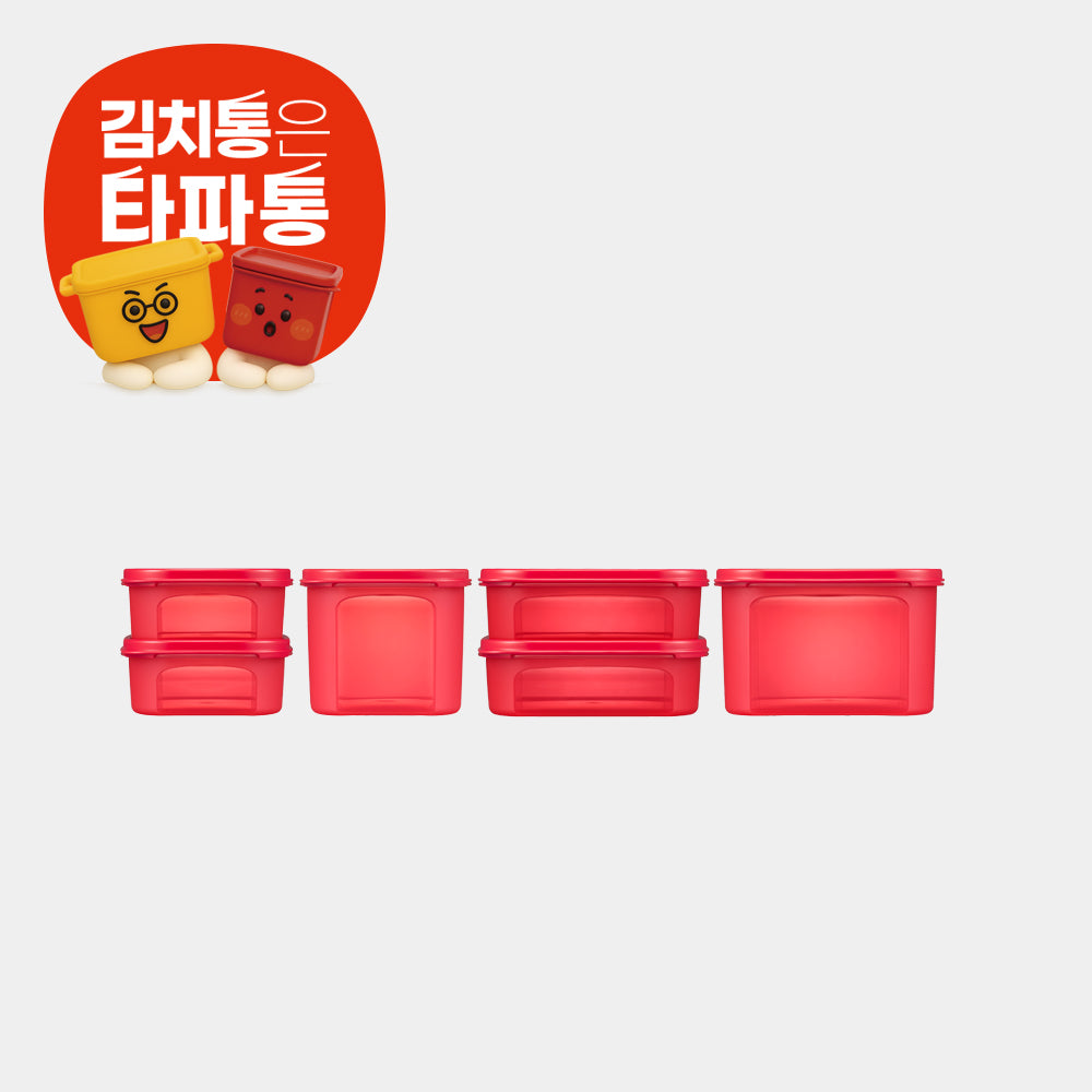 [김장PICK! 50%할인] 김치 클리어 베이직세트 (6개)