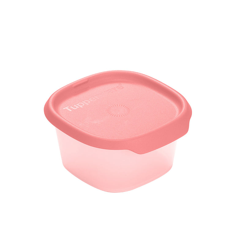 원터치 프레시 정사각 370ML 분홍 (3개)